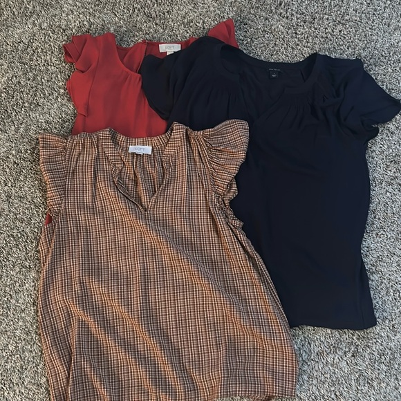 Tops - Three blouses from Loft, Loft outlet and Ann Taylor